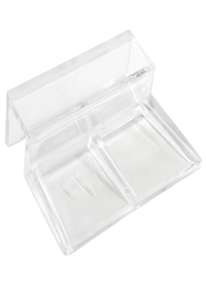 Cionyce 12 Pack Aquarium Lid Clips DIY Aquarium Lid Holder Clear Acrylic Fish Tank Support 10MM Aquarium Glass Holder(10MM) - Image 1